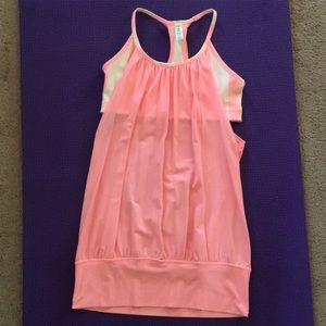 NWOT Lululemon No Limits Tank Sz4 pink